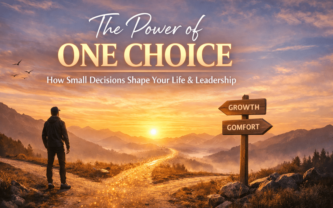 The Power of One Choice — How Small Decisions Shape Your Life, Leadership, and Legacy